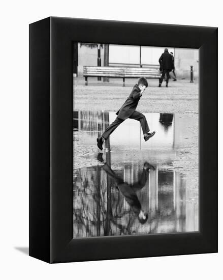 Jump-Karl Wood-Framed Premier Image Canvas