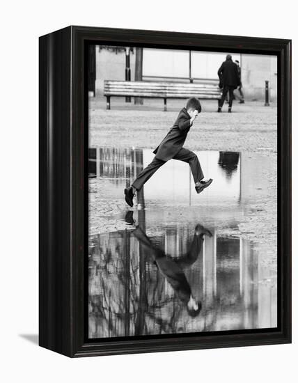 Jump-Karl Wood-Framed Premier Image Canvas