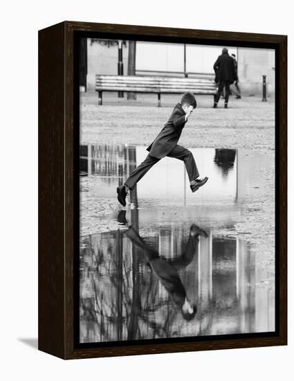 Jump-Karl Wood-Framed Premier Image Canvas