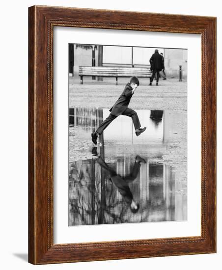 Jump-Karl Wood-Framed Photographic Print