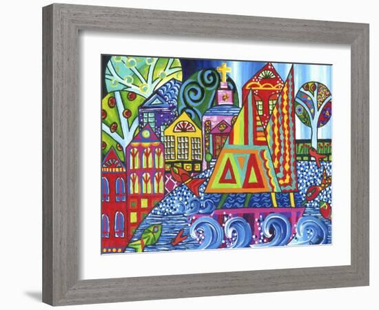 Jump-Debra Denise Purcell-Framed Giclee Print