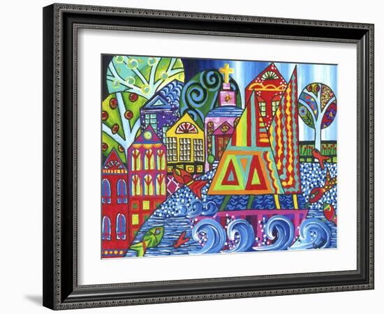 Jump-Debra Denise Purcell-Framed Giclee Print