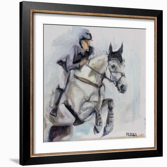 Jumper Grey-Renee Gould-Framed Giclee Print