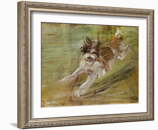 Jumping dog Schlick. 1904-Franz Marc-Framed Giclee Print