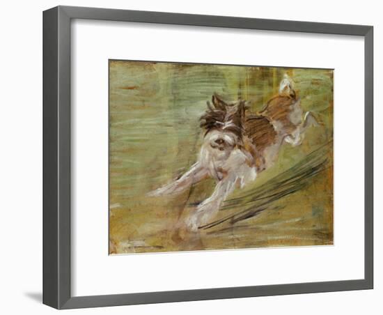 Jumping dog Schlick. 1904-Franz Marc-Framed Giclee Print