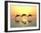 Jumping Dolphins-MIRO3D-Framed Photographic Print