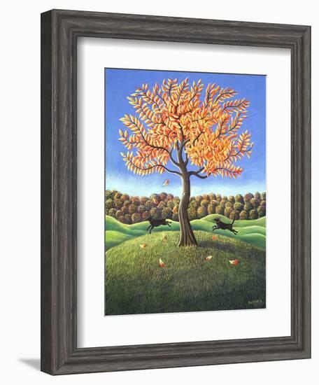 Jumping for Joy, 1988-Liz Wright-Framed Giclee Print