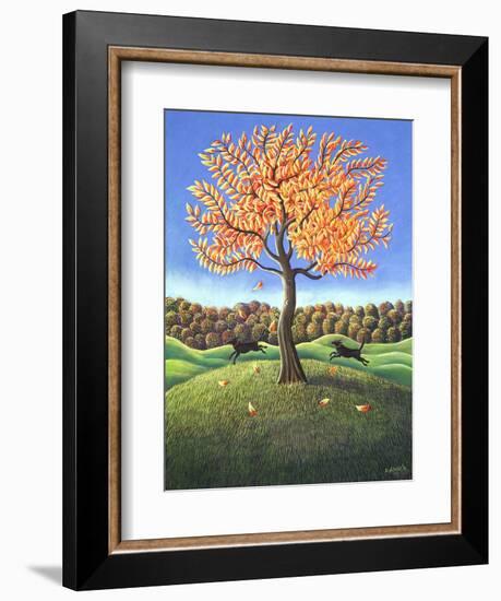 Jumping for Joy, 1988-Liz Wright-Framed Giclee Print