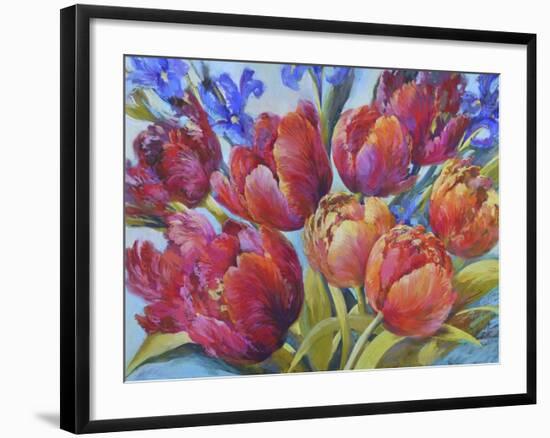 Jumping for Joy-Nel Whatmore-Framed Art Print