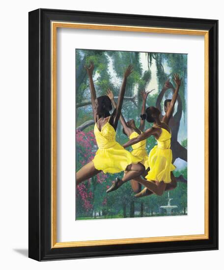 Jumping for Joy-Gregory Myrick-Framed Art Print