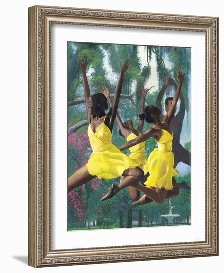 Jumping for Joy-Gregory Myrick-Framed Art Print