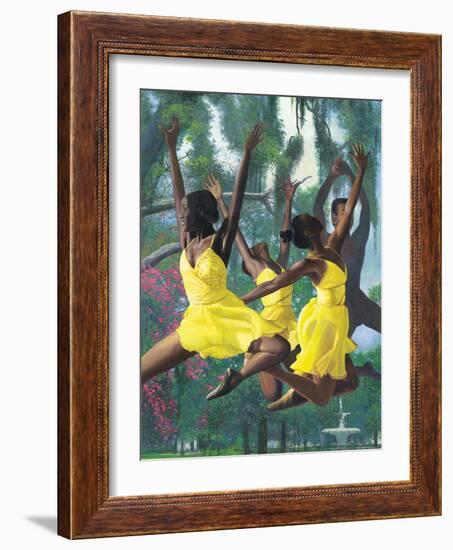 Jumping for Joy-Gregory Myrick-Framed Art Print