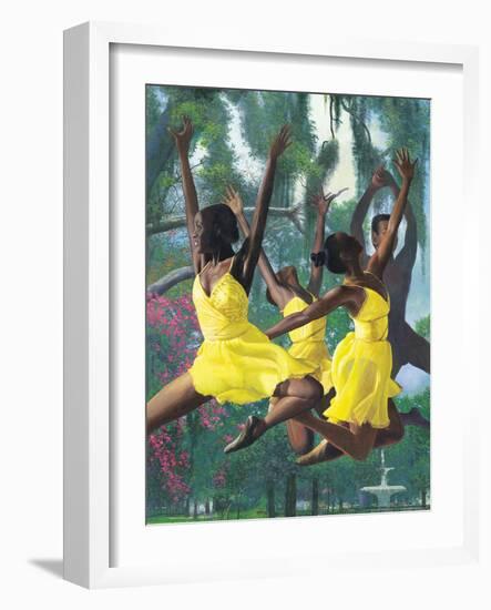 Jumping for Joy-Gregory Myrick-Framed Art Print