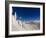 Jumping from Cliff on a Sunny Day at Whitefish Mountain Resort, Montana, Usa-Chuck Haney-Framed Photographic Print