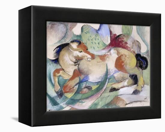 Jumping Horse, 1913-Franz Marc-Framed Premier Image Canvas