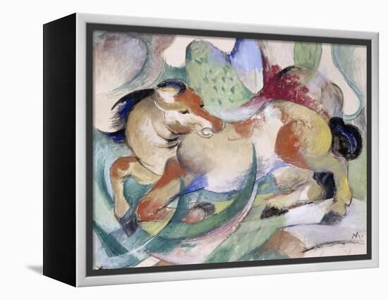 Jumping Horse, 1913-Franz Marc-Framed Premier Image Canvas