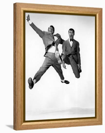 Jumping Jacks, Dean Martin, Jerry Lewis, 1952, Jumping-null-Framed Stretched Canvas