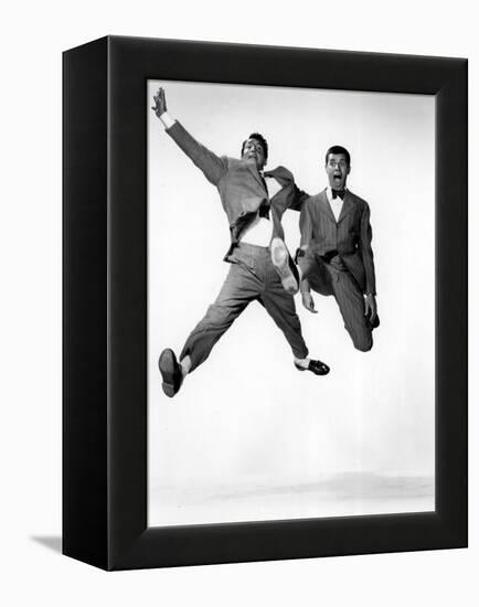 Jumping Jacks, Dean Martin, Jerry Lewis, 1952, Jumping-null-Framed Stretched Canvas