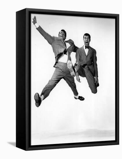 Jumping Jacks, Dean Martin, Jerry Lewis, 1952, Jumping-null-Framed Stretched Canvas