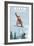 Jumping Snowboarder - Aspen, Colorado-Lantern Press-Framed Art Print