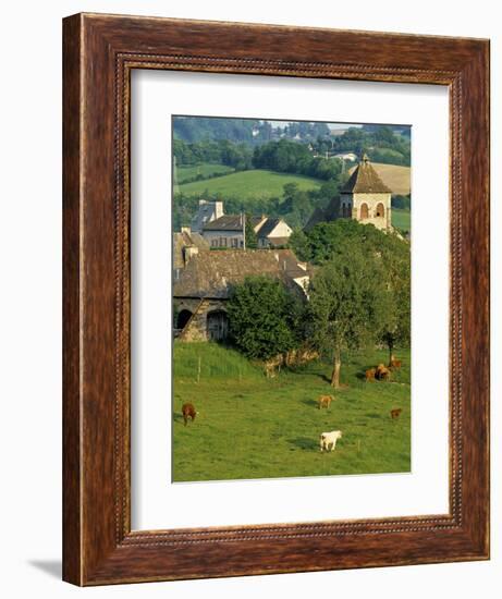 Junac, Montsalvy, Auvergne, France-Peter Adams-Framed Photographic Print