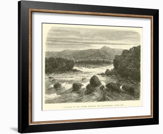 Junction of the Rivers Yanatili and Quillabamba Santa Ana-Édouard Riou-Framed Giclee Print