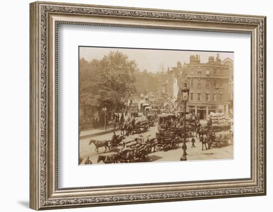 Junction of Tower Hill, Mansell Street and Tower Bridge, London, 11 June 1914-null-Framed Photographic Print