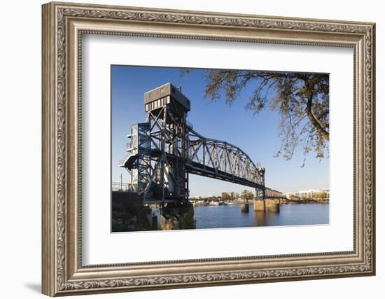 Junction Pedestrian Bridge, Little Rock, Arkansas, USA-Walter Bibikow-Framed Photographic Print