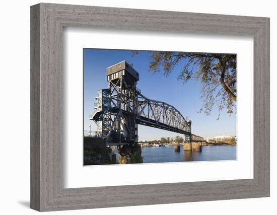 Junction Pedestrian Bridge, Little Rock, Arkansas, USA-Walter Bibikow-Framed Photographic Print