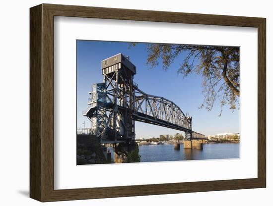 Junction Pedestrian Bridge, Little Rock, Arkansas, USA-Walter Bibikow-Framed Photographic Print