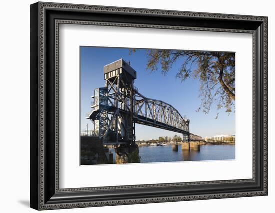 Junction Pedestrian Bridge, Little Rock, Arkansas, USA-Walter Bibikow-Framed Photographic Print