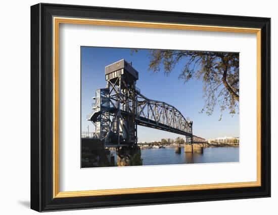 Junction Pedestrian Bridge, Little Rock, Arkansas, USA-Walter Bibikow-Framed Photographic Print