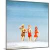 June 1956: Girls in Braided Wigs Modeling Beach Fashions in Cuba-Gordon Parks-Mounted Photographic Print