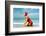 June 1956: Woman Modeling Beach Fashions in Cuba-Gordon Parks-Framed Photographic Print