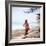 June 1956: Woman Modeling Beach Fashions in Cuba-Gordon Parks-Framed Photographic Print