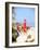 June 1956: Woman Modeling Beach Fashions in Cuba-Gordon Parks-Framed Photographic Print