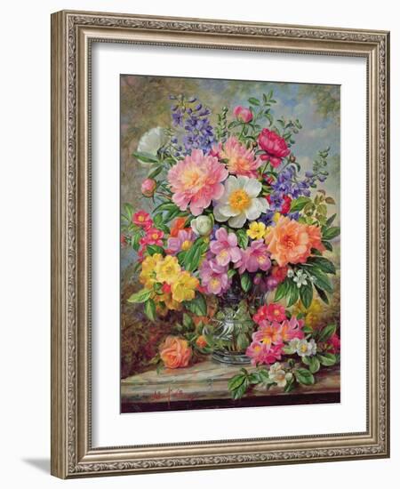 June Flowers in Radiance-Albert Williams-Framed Giclee Print