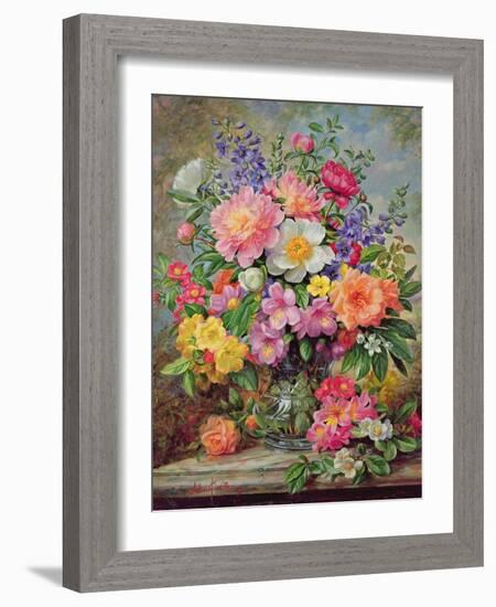 June Flowers in Radiance-Albert Williams-Framed Giclee Print