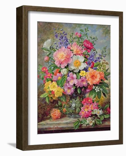 June Flowers in Radiance-Albert Williams-Framed Giclee Print