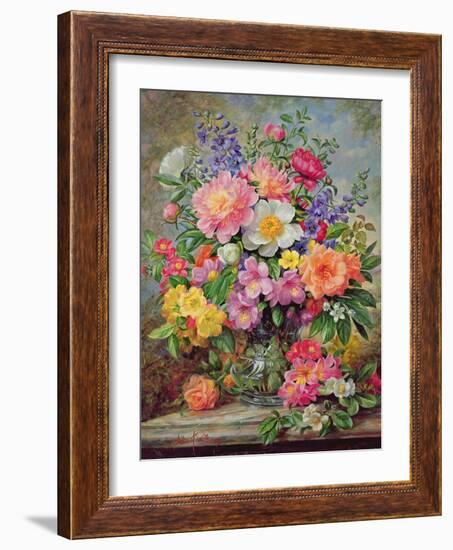 June Flowers in Radiance-Albert Williams-Framed Giclee Print