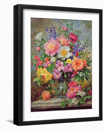 June Flowers in Radiance-Albert Williams-Framed Giclee Print