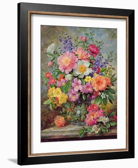 June Flowers in Radiance-Albert Williams-Framed Giclee Print