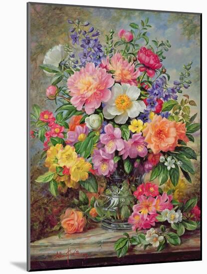 June Flowers in Radiance-Albert Williams-Mounted Giclee Print