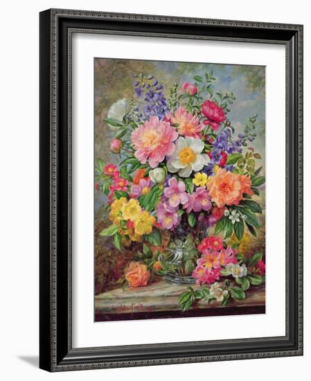 June Flowers in Radiance-Albert Williams-Framed Giclee Print