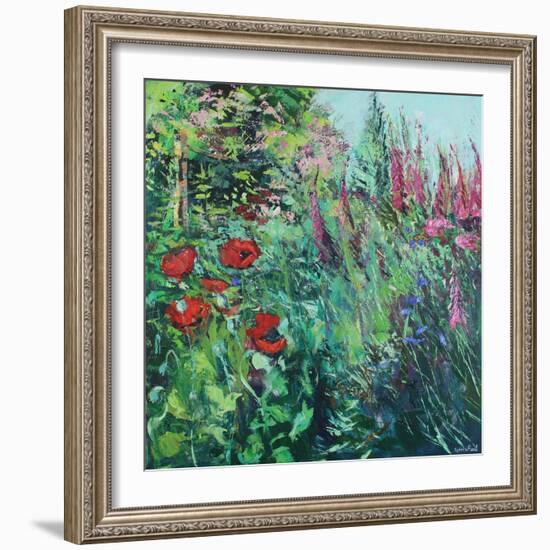 June Garden-Sylvia Paul-Framed Giclee Print