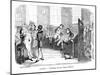 June - Holiday at the Public Offices, C1836-George Cruikshank-Mounted Giclee Print