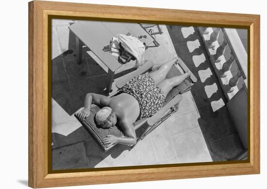 June in January, Miami Beach, Florida, 1939-Marion Post Wolcott-Framed Premier Image Canvas