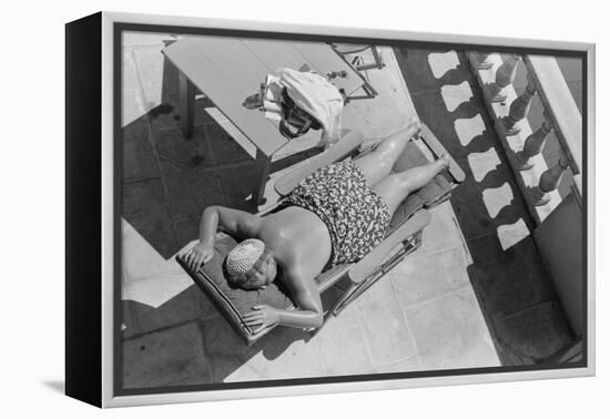 June in January, Miami Beach, Florida, 1939-Marion Post Wolcott-Framed Premier Image Canvas