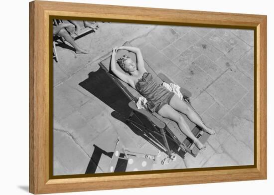 June in January, Miami Beach, Florida, 1939-Marion Post Wolcott-Framed Premier Image Canvas