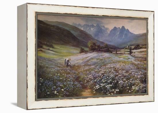 'June in the Austrian Tyrol', c1892-John MacWhirter-Framed Premier Image Canvas